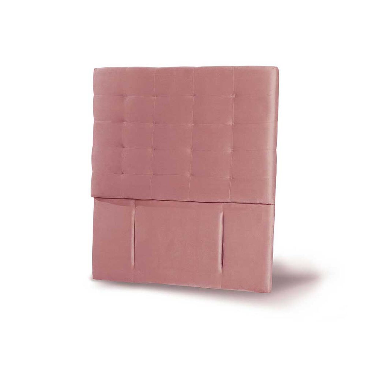 Respaldo Latam Home 1,5 Plazas Napoles Tela Velvet Palo Rosa