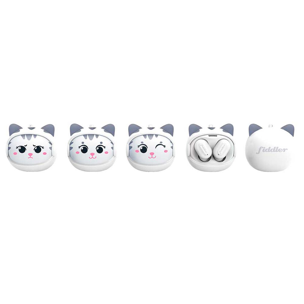 Audifonos Fiddler Bluetooth Cat Rolling Face
