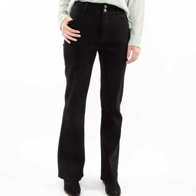Jeans Flare Mujer Alma Negro