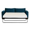 Sofá Cama Latam Home Livorno 3 Cuerpos Azul Petróleo