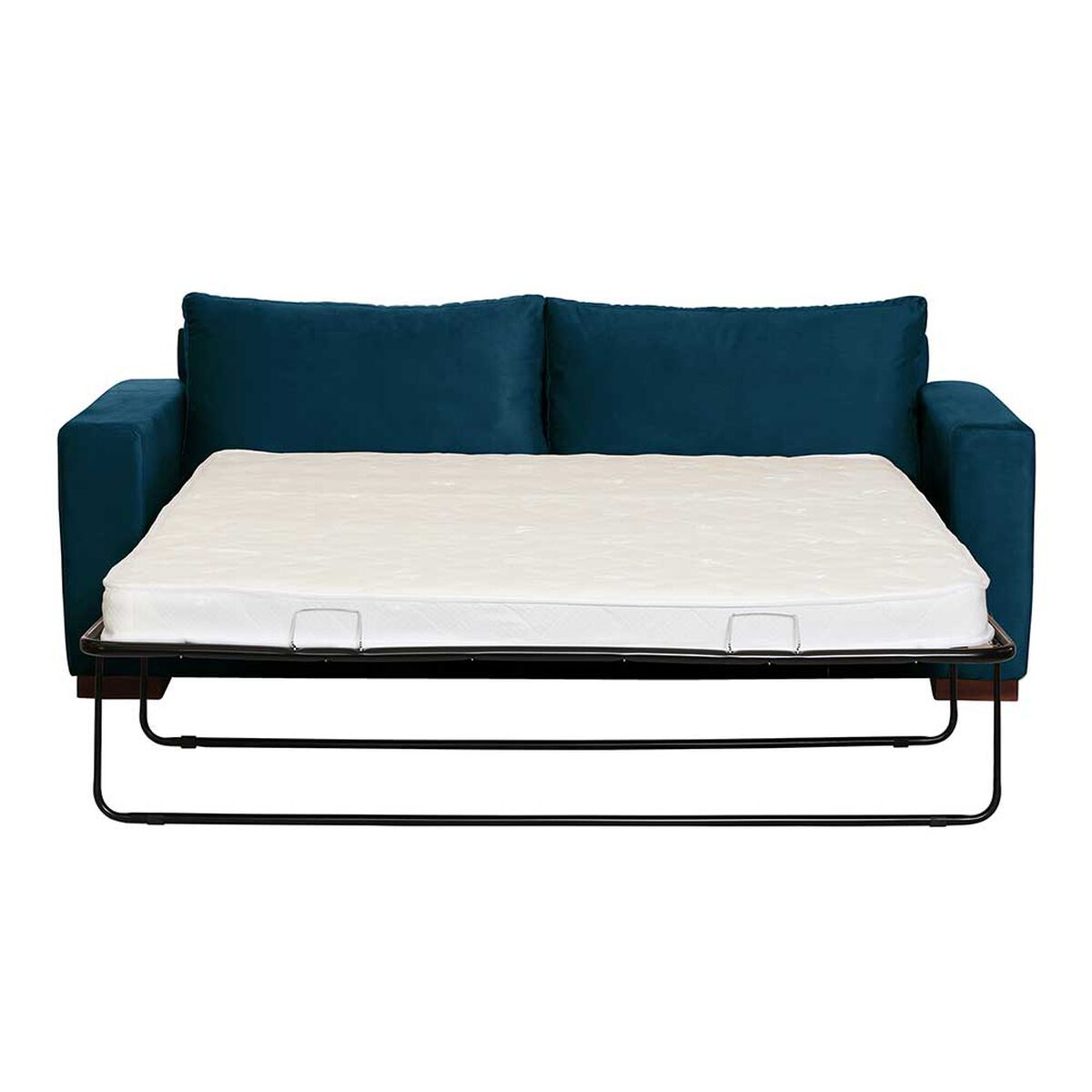 Sofá Cama Latam Home Livorno 3 Cuerpos Azul Petróleo