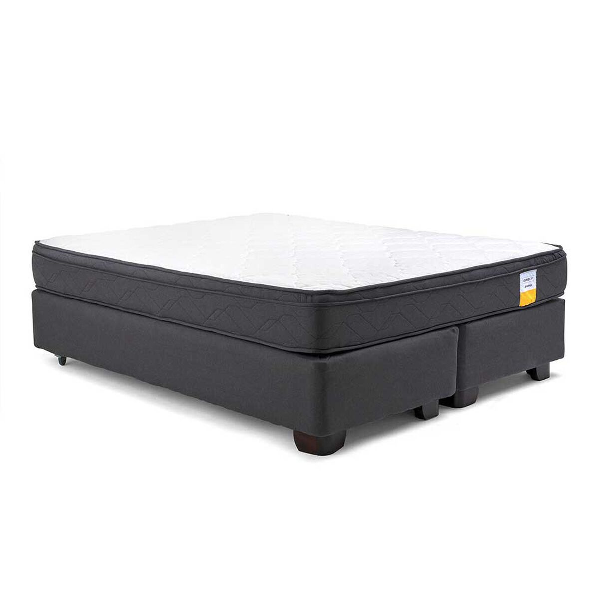 Cama Americana Drimkip Base Dividida King Eurotop