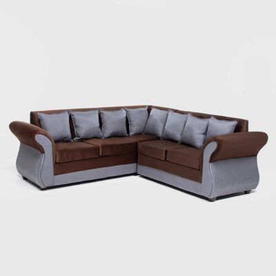 Imagen 2 del producto Sofá Seccional Almore New Irlanda 5 Cuerpos Café Gris