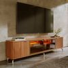 Rack TV  Decocasa Neon Float hasta 80" Canela