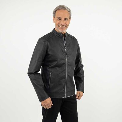 Chaqueta Ecocuero Hombre Portman Club Negro