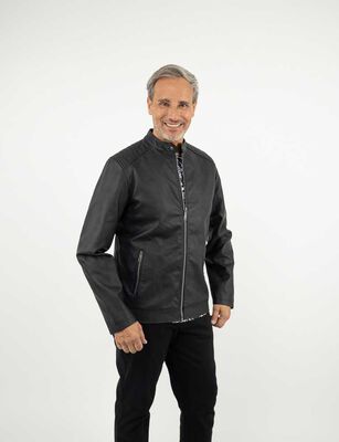 Imagen 1 del producto Chaqueta Ecocuero Hombre Portman Club Negro