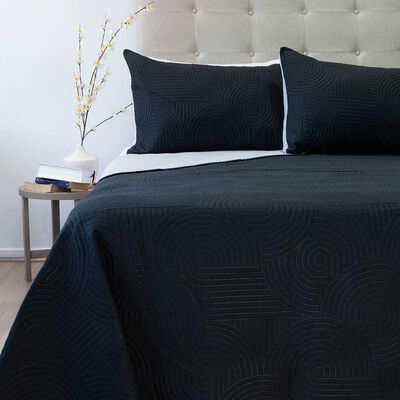 Imagen 1 del producto Quilt Doral 2 Plazas Negro Gris Origins