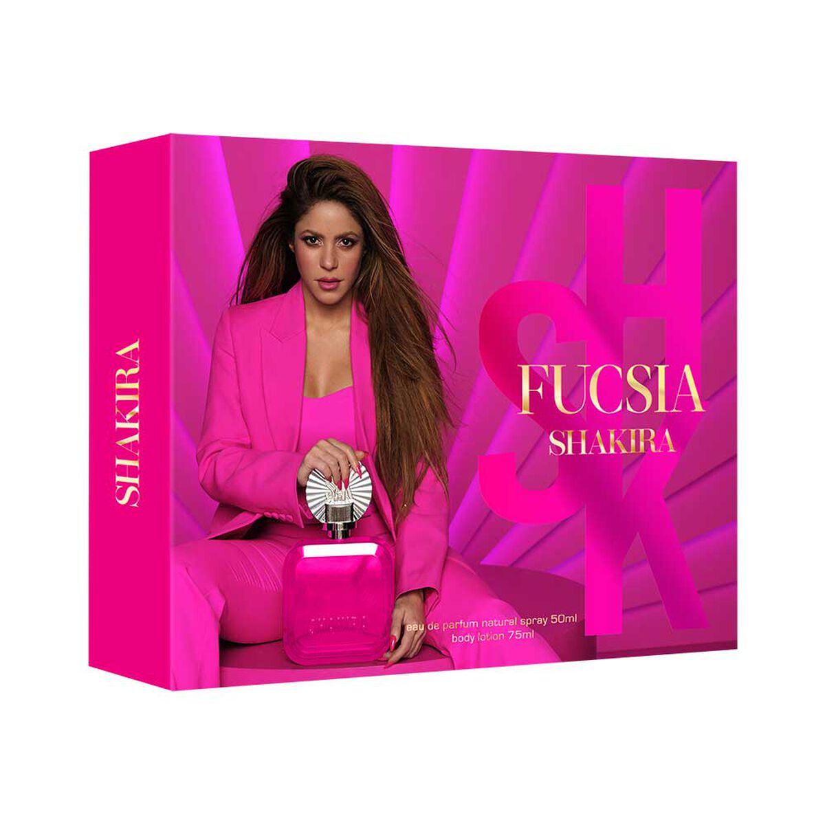 Set Regalo Shakira Perfume Mujer Fucsia EDP 50ml + Loción Corporal 75ml
