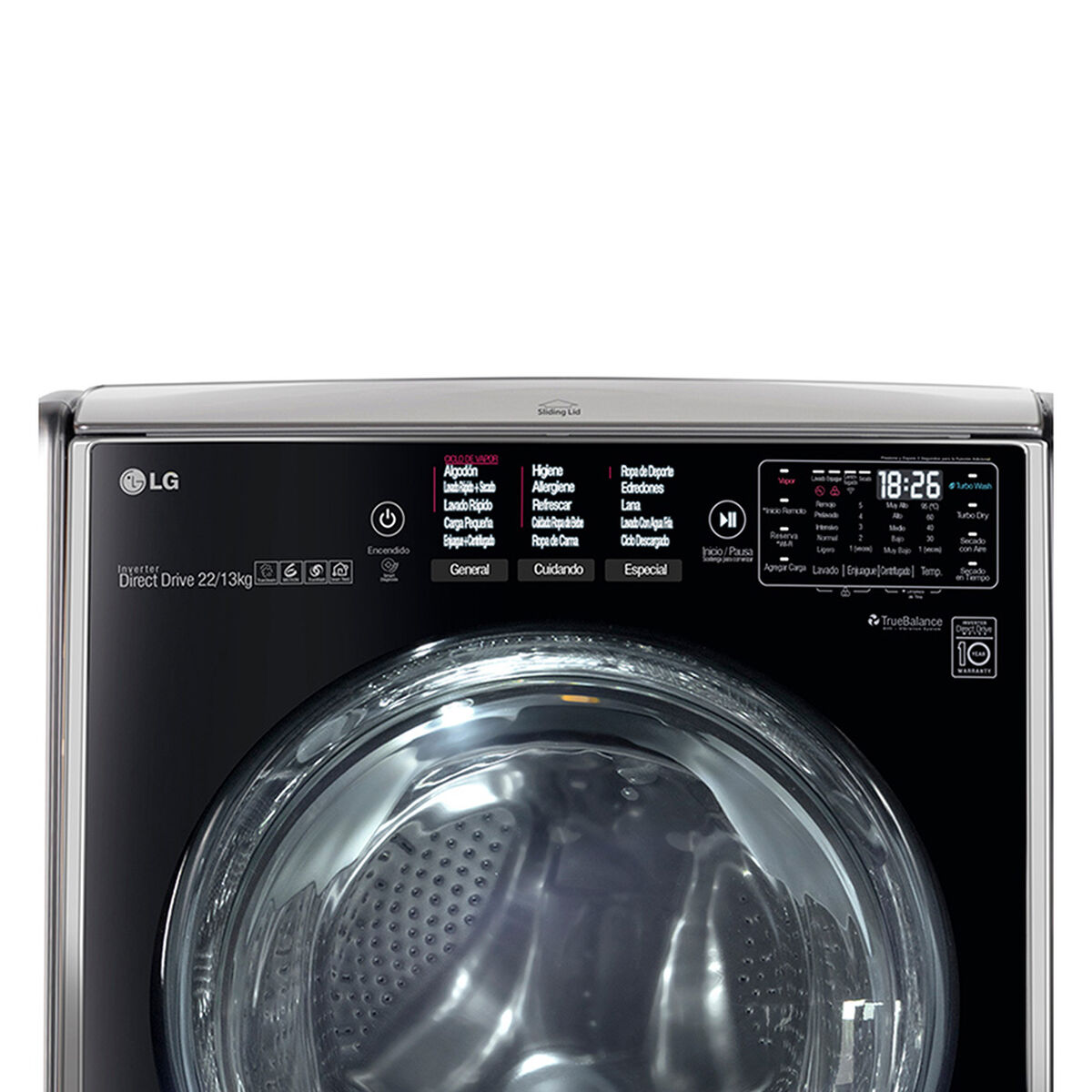 Lavadora Secadora LG WD22VTS6 22/13 kg.