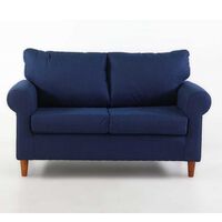 Sofá Kea Retro 3 Cuerpos Azul