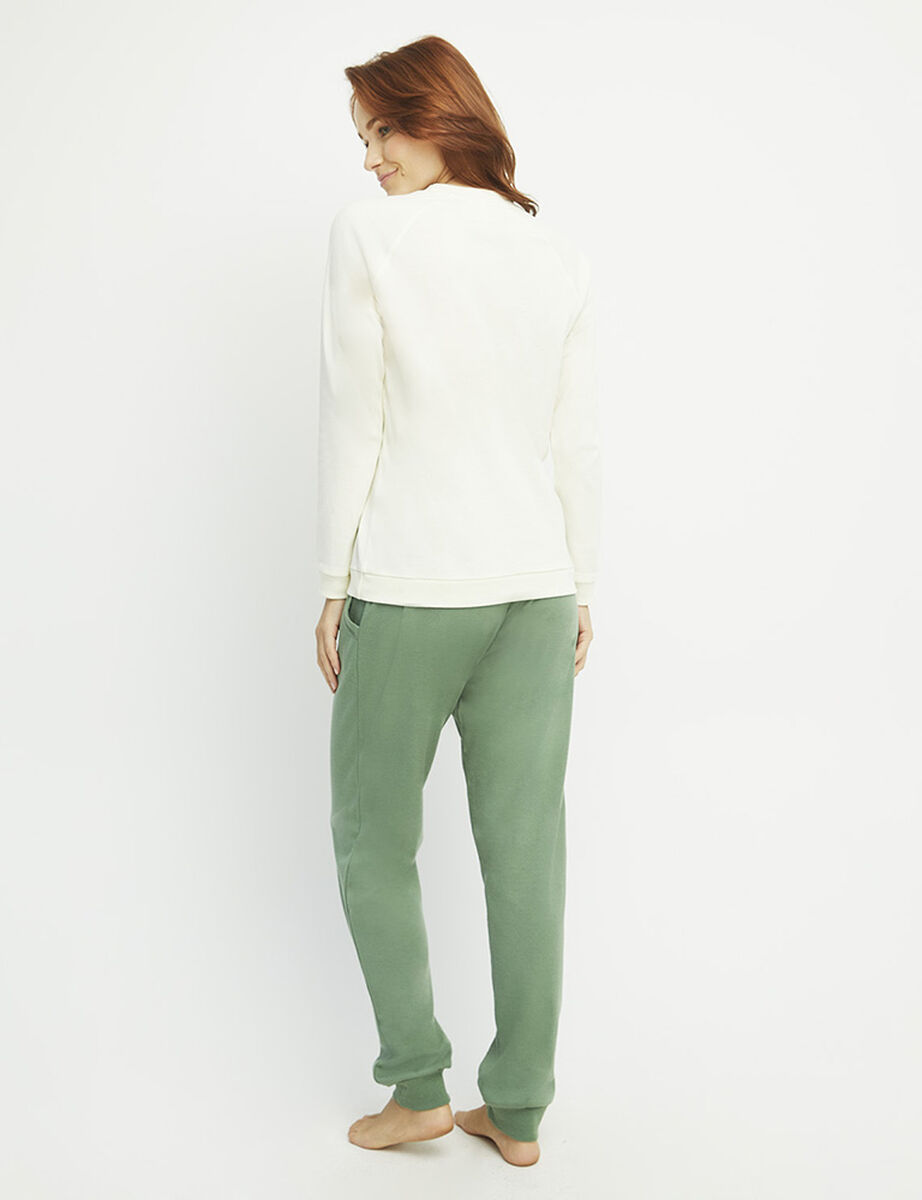 Pijama de Algodón Manga Larga Mujer Palmers