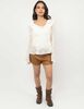 Blusa Encaje Manga Larga Mujer Zibel