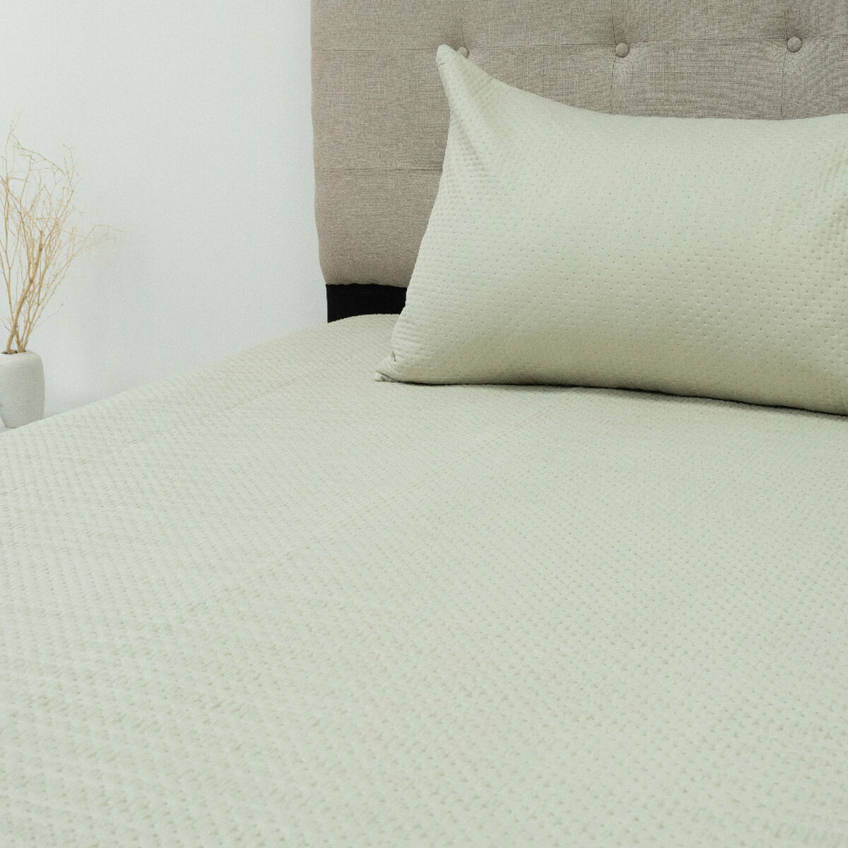 Quilt Doral Boston Lumina 1,5 Plazas Beige