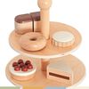 Set Juego Pasteler&iacute;a Corta Postre Infantil Madera Band&uacute;