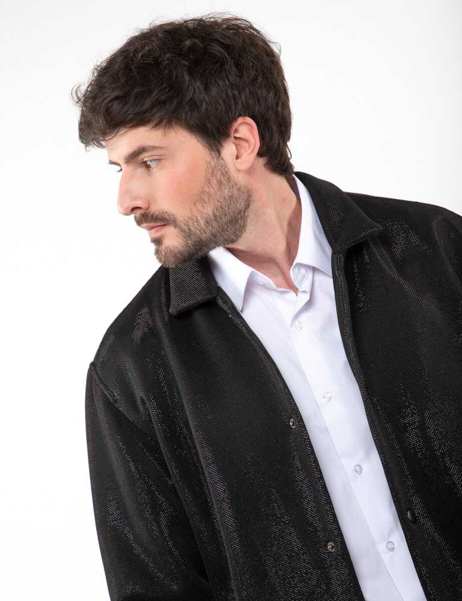 Vestón Brillante Slim Regular Hombre Zibel