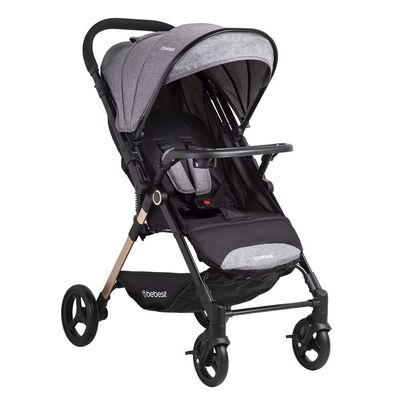 Imagen 1 del producto Coche Paseo Bebe City Compacto Liviano Gris Bebesit