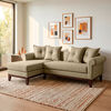 Seccional Izquierdo Living Factory Oklahoma 4 Cuerpos Beige