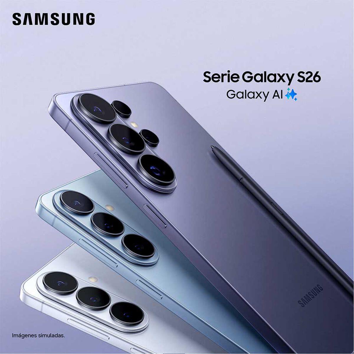 Samsung Galaxy S26 256GB 6.3&rdquo; Violeta