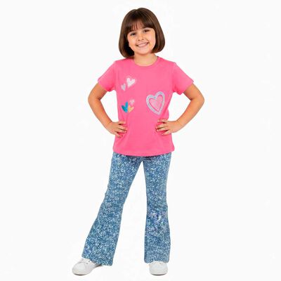 Polera Manga Corta Ni&ntilde;a Chess