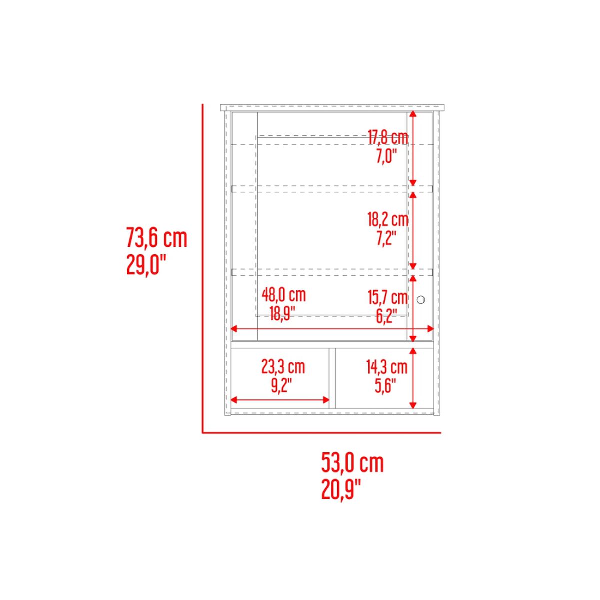 Botiquin TuHome Vi&ntilde;a Blanco