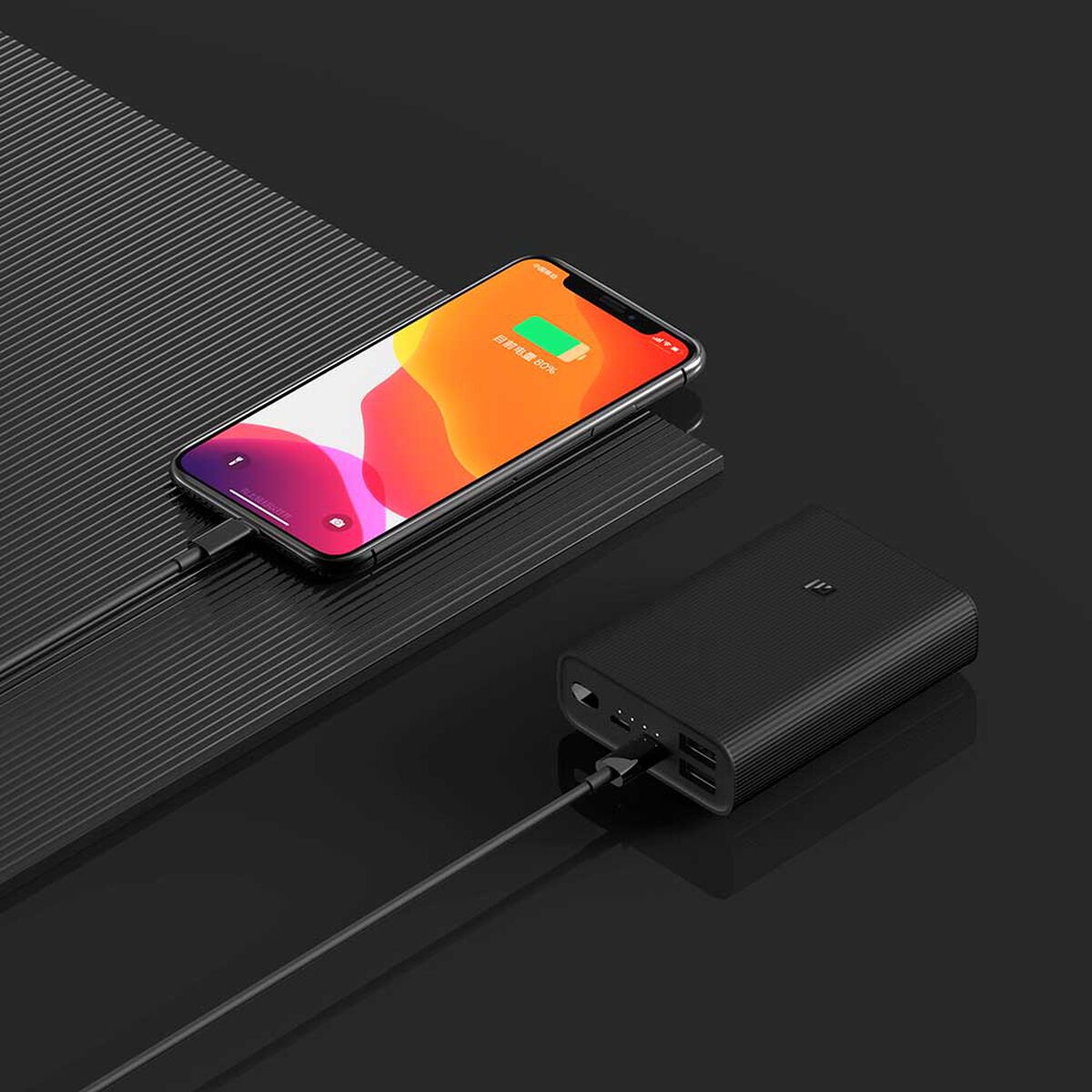 Batería Externa Portátil Xiaomi Mi Power Bank 3 Ultra Compact 10000mAh Negra