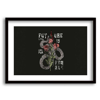 Imagen 1 del producto Cuadro Decorativo Retela Put Snake 70 x 50 cm