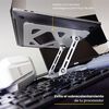 Soporter de Escritorio Levo Alzador Notebook Plegable Gris