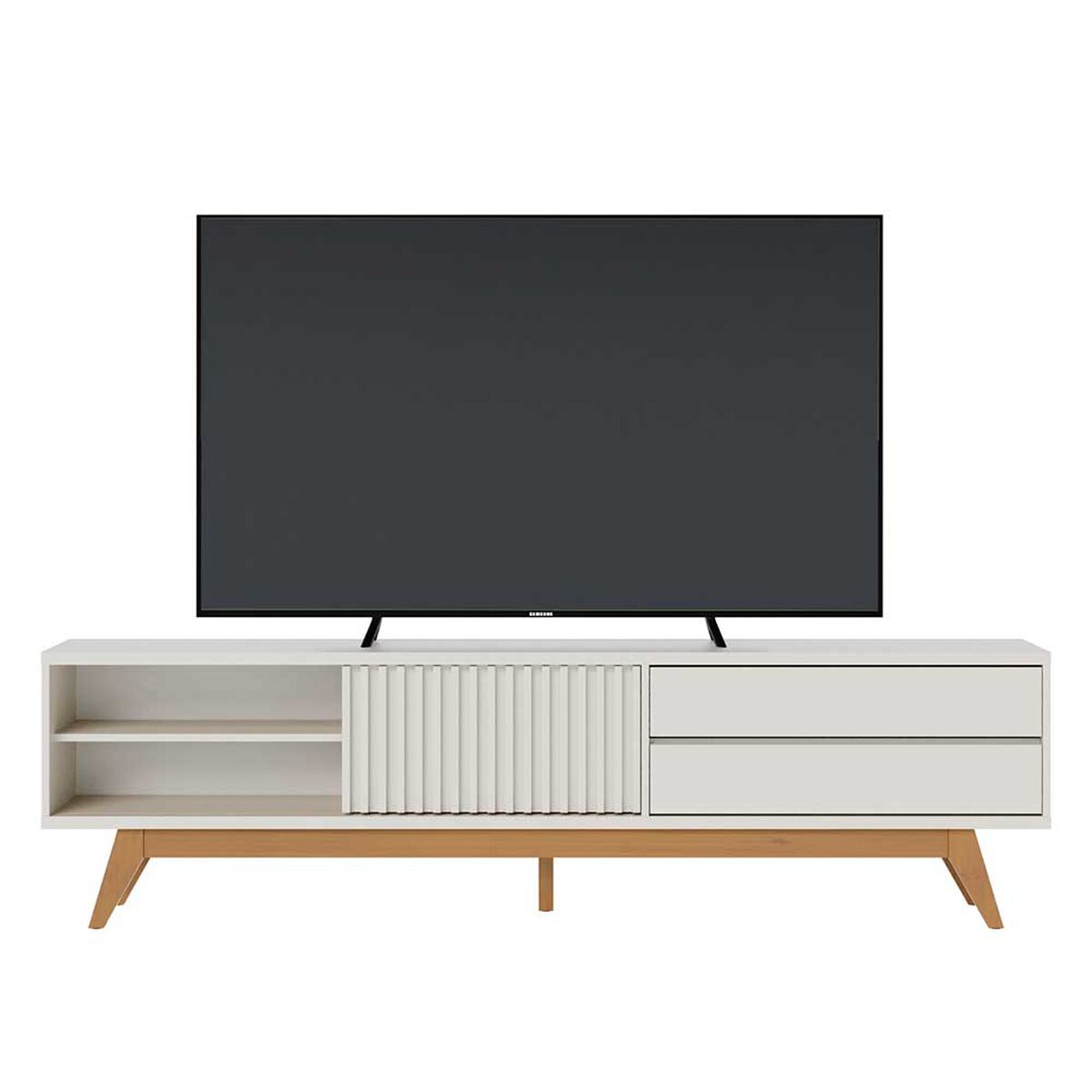 Rack TV Onessta Venezza Hasta 75" Blanco