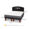 Cama Europea CIC Base Dividida 2 Plazas Anatomic + Respaldo Gales Negro