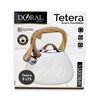 Tetera Doral Acero Inoxidable Afrodita 3 lts. Marfil