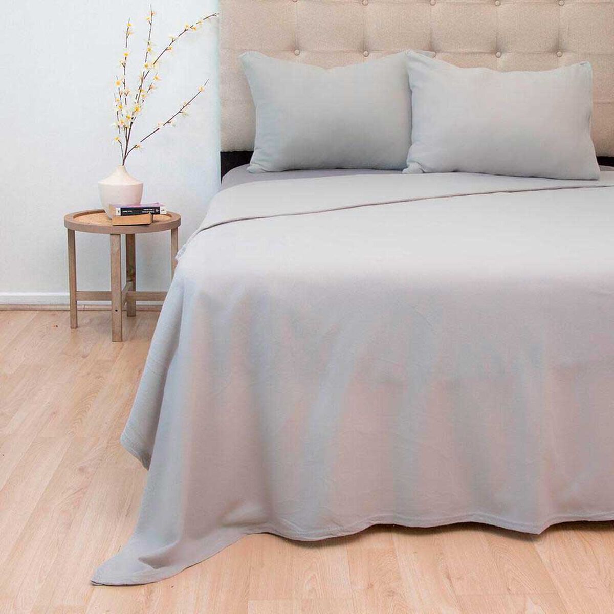 Juego de S&aacute;banas Chiporro Doral King Senses Gris