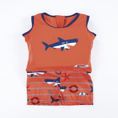 Traje de Baño Flotador Naranja Bestway