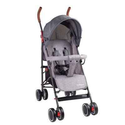 Imagen 1 del producto Coche Paragua Bebe Clap Compacto Plegable Melange Gris Bebesit