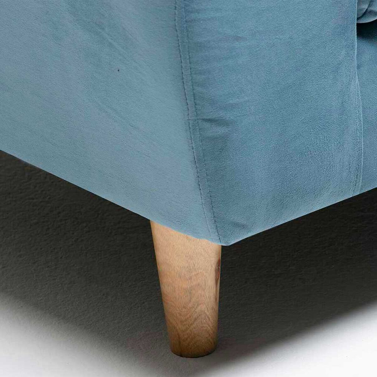 Sof&aacute; Kea Lanston 3 Cuerpos Azul Petr&oacute;leo