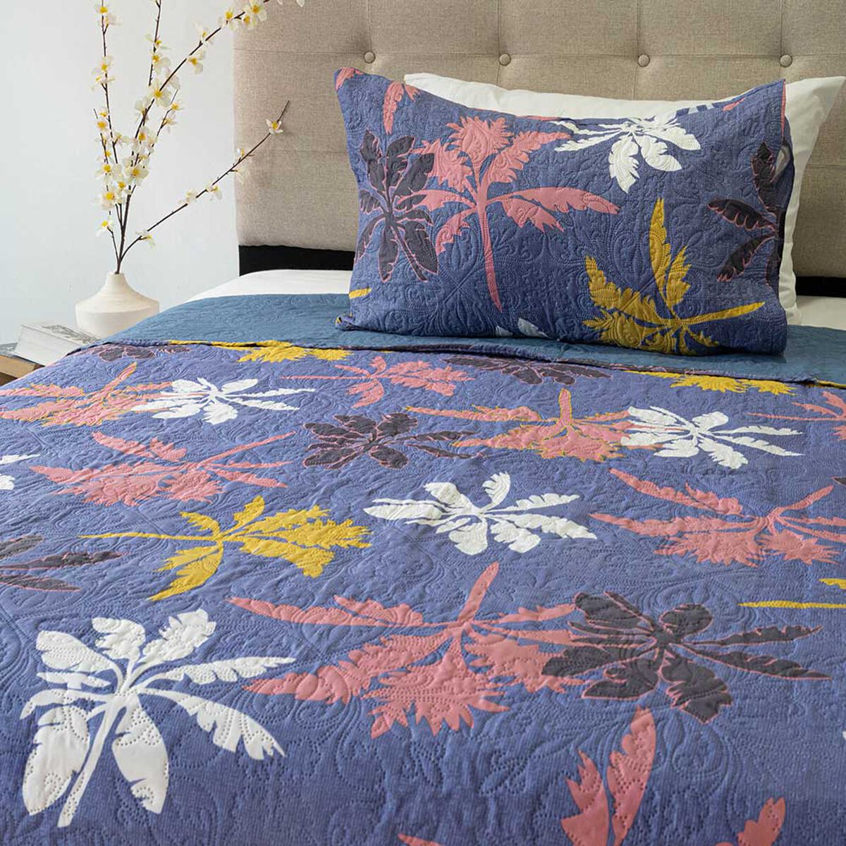 Quilt Doral 1,5 Plazas Hotpress Origins D10 Estampado
