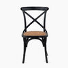 Juego de Comedor Spazzio Vittoria Negro 4 Sillas