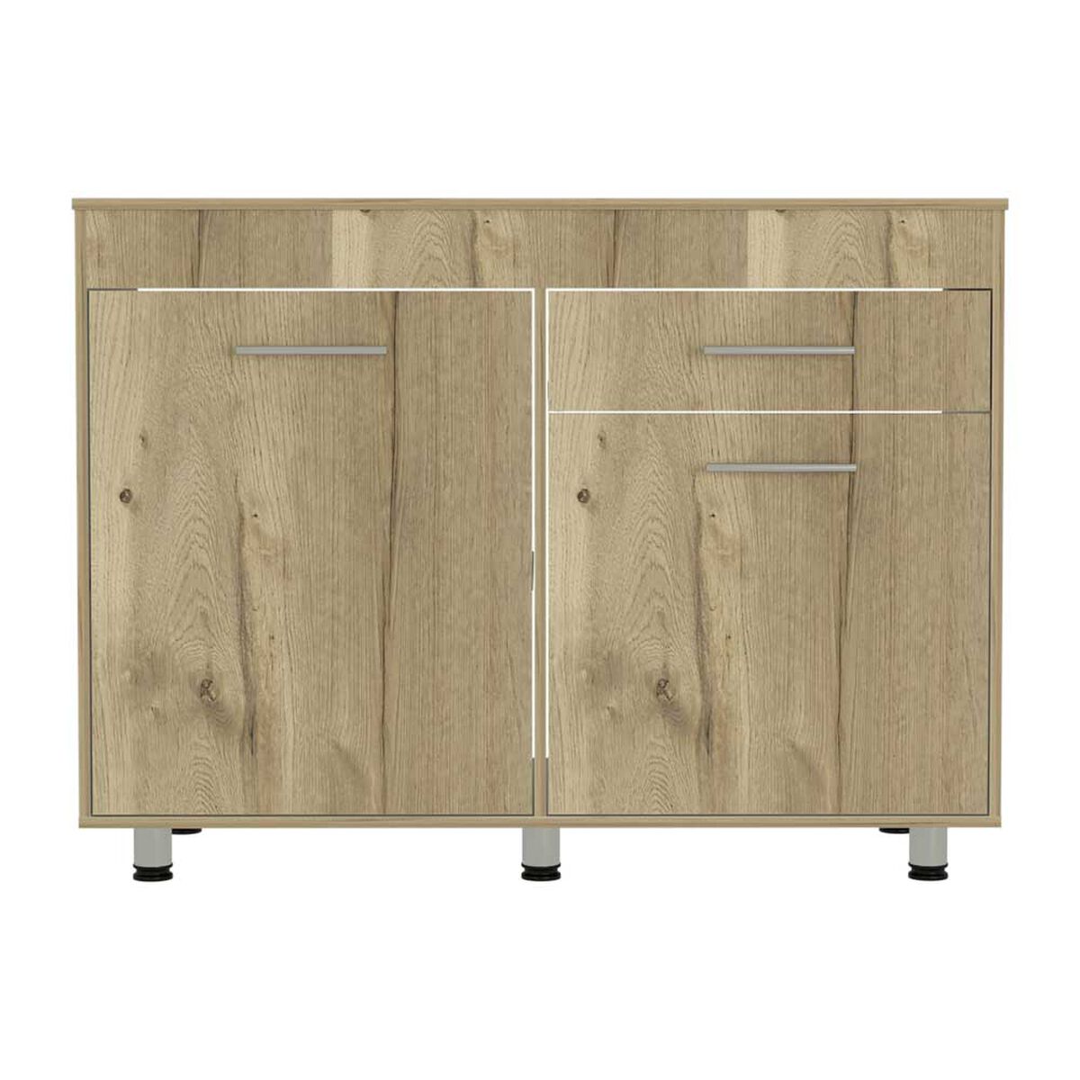 Mueble de Cocina Inferior TuHome Orion 3 Puertas 1 Cajón Duna Blanco