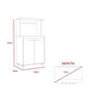 Mueble para Microondas TuHome Manchester Wengue 2 Puertas