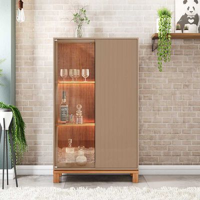 Vitrina Decocasa Mondrian Gris