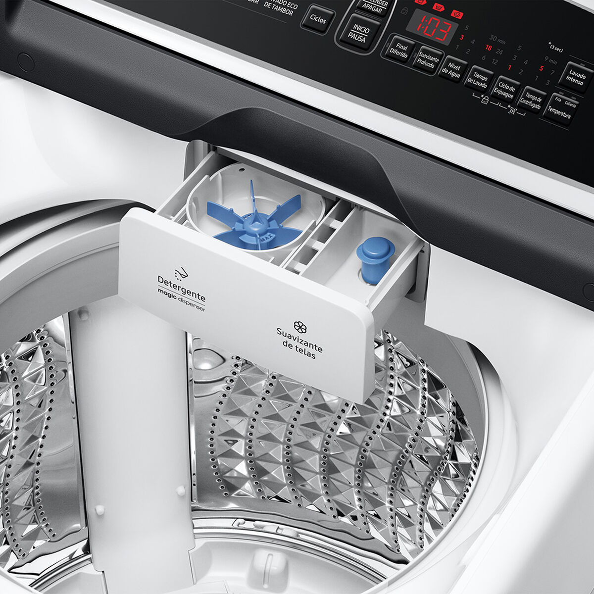 Lavadora Automática Samsung WA13T5260BW/ZS 13 kg.