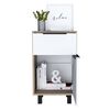 Velador TuHome Kaia 1 Cajón Miel/Blanco