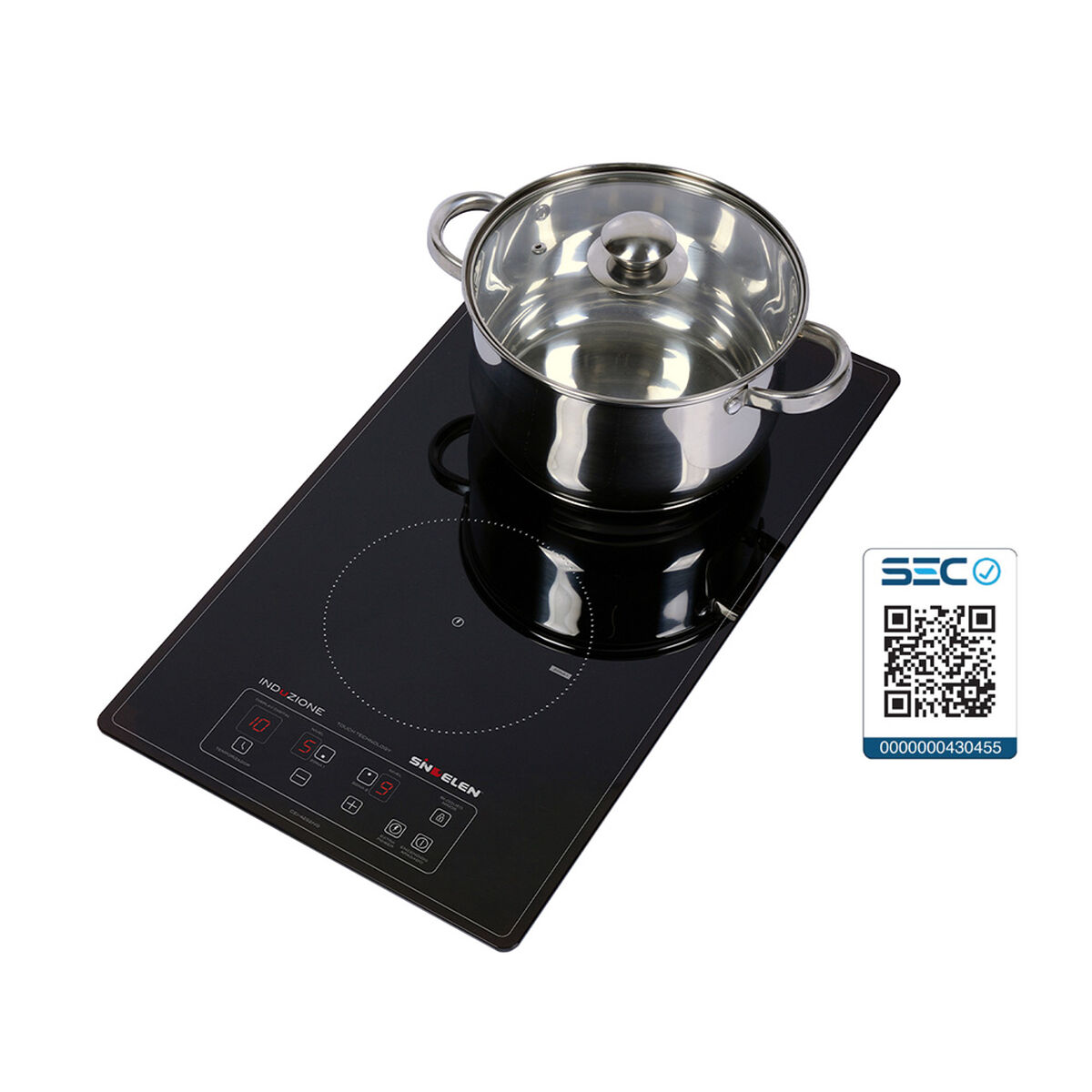 Encimera Eléctrica Sindelen CEI-4252NG 2 Quemadores
