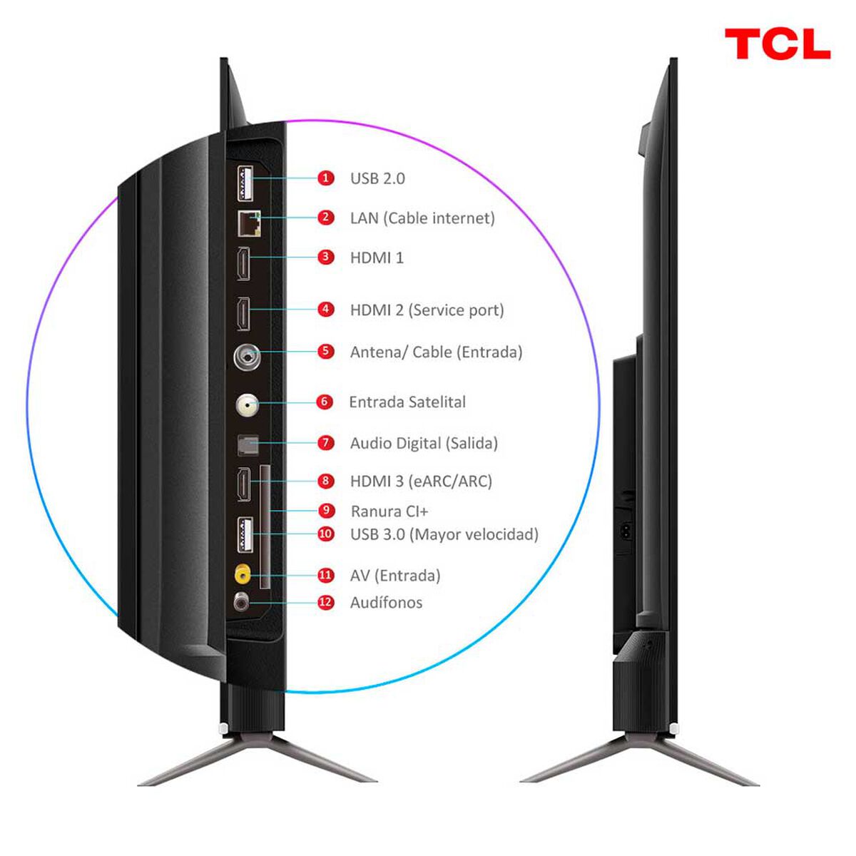 QLED 65" TCL 65C635 Smart TV 4K UHD 2022