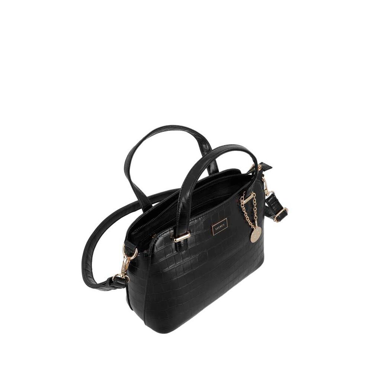 Cartera Bandolera Secret Osaka SC7 Mediana Negra