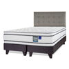 Cama Europea Flex 2 Plazas Majesty + 1 Respaldo