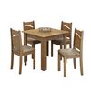Juego de Comedor Jdo & Design Sully Nogal 4 Sillas