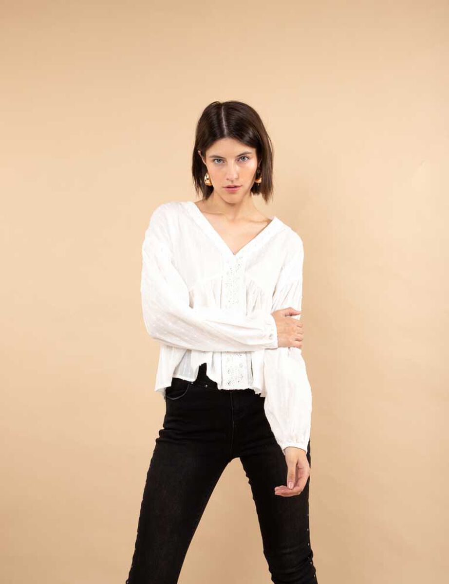 Blusa Manga Larga Mujer Zibel
