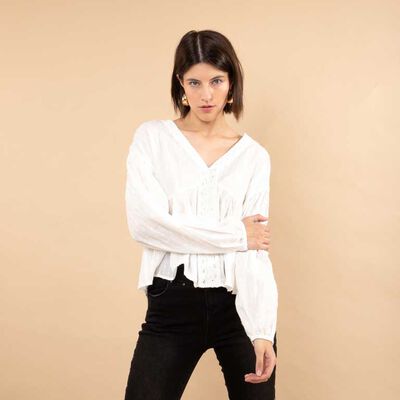 Blusa Manga Larga Mujer Zibel