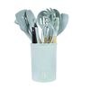 Set 12 Utensilios de Cocina Silicona Simplit Calipso