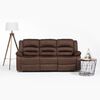 Sofá Daniels FG98060S ELE  3 Cuerpos Café